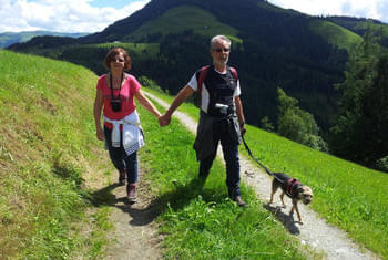 Vacances de randonnée Alpes de Kitzbühel - vacances avec chien