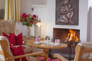 Thé et café de l'après-midi - appartements dans les Alpes de Kitzbühel 